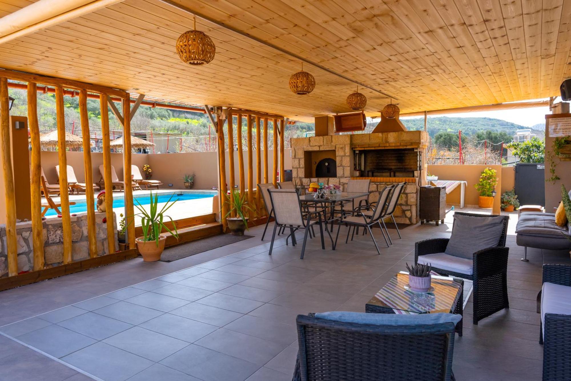Countryhouse Villa With Pool & Private Parking Iraklio Exterior foto